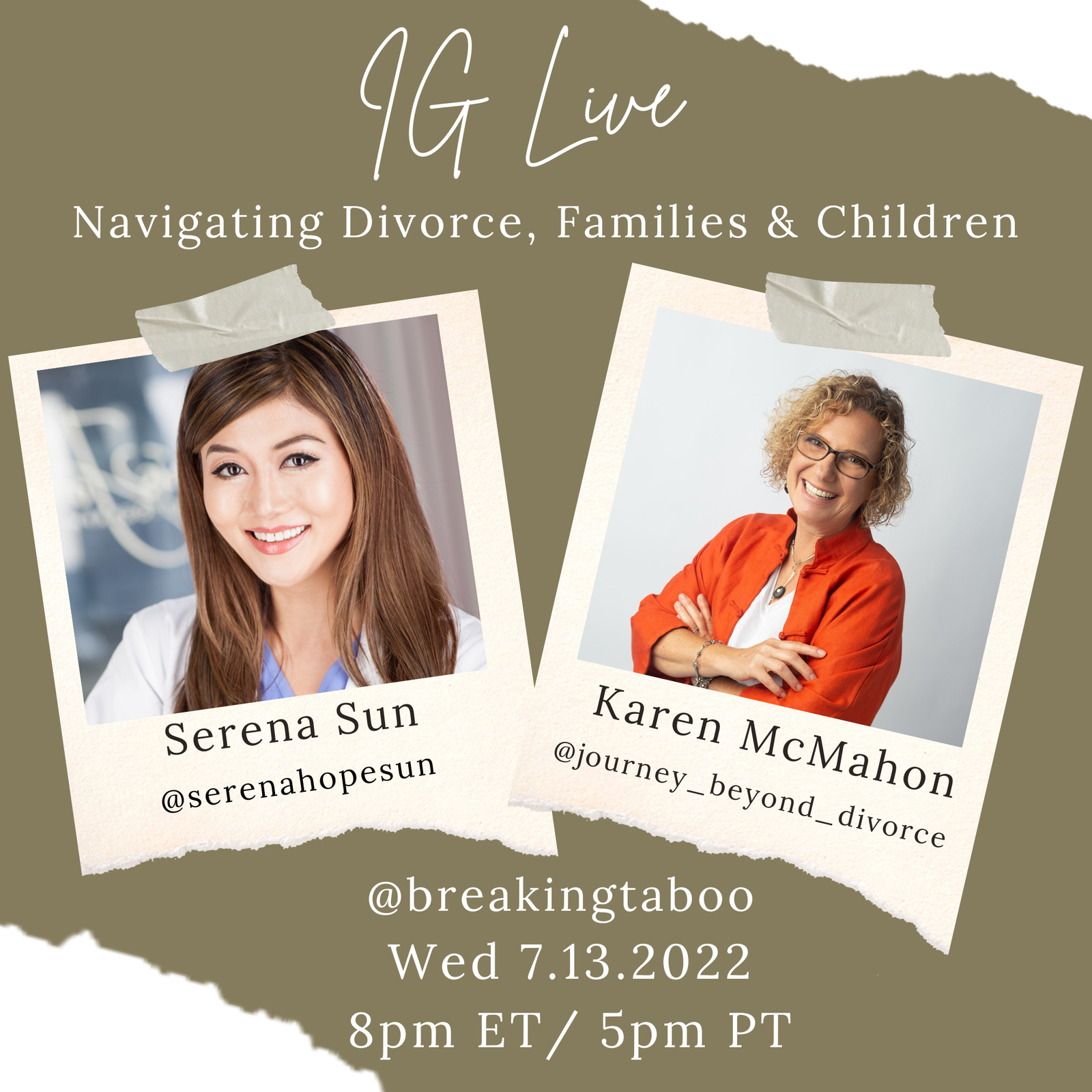 Live Webinar Announcement Instagram Post